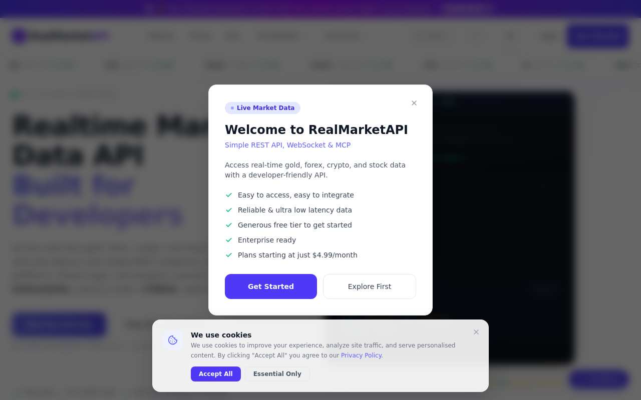 RealMarketAPI