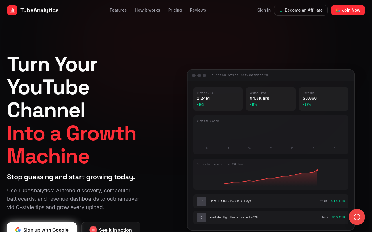 TubeAnalytics