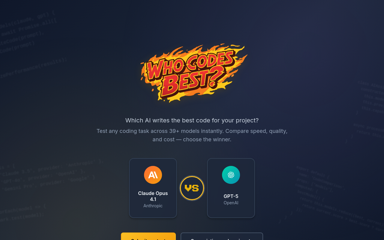 Who Codes Best?